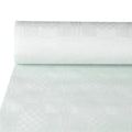 Papstar nappe en papier damassé 50 m x 0,8 m blanc