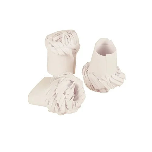 Papstar 100 Geflügelmanschetten Ø 1,8 cm x H: 4,5 cm weiss