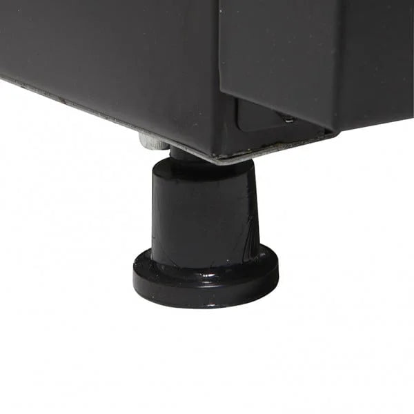 Gastro-Cool DC130 Getränkekühlschrank Slim 150 Liter schwarz/weiß, LED