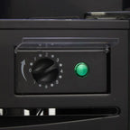 Gastro-Cool DC280 Getränkekühlschrank 229 Liter mit Werbedisplay schwarz/weiß, LED