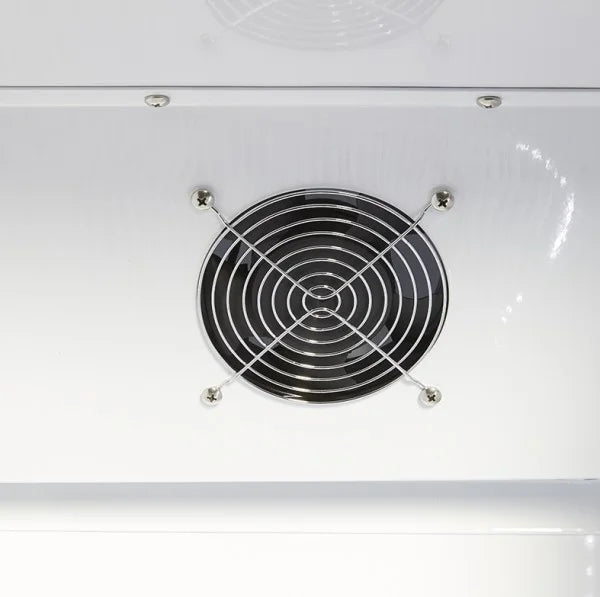 Gastro-Cool DC280 Getränkekühlschrank 229 Liter mit Werbedisplay schwarz/weiß, LED