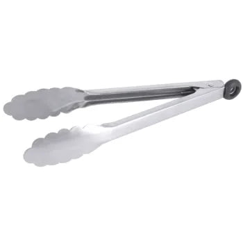 Pince universelle en acier inoxydable 18/10, finition brossée satinée, longueur 30 cm