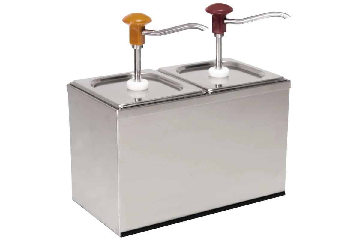 Distributeur doseur GN 1/6 - 2x 3 Litres