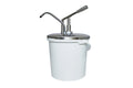 Distributeur doseur en inox Schneider avec récipient de 10 l