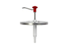 Distributeur doseur Schneider en inox, récipient en PP 5 l, Ø 220 mm
