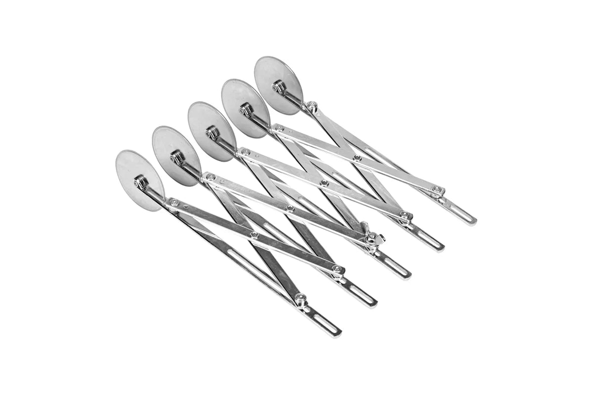 Coupe-pâte en inox Ruck-Zuck, 5 roulettes lisses