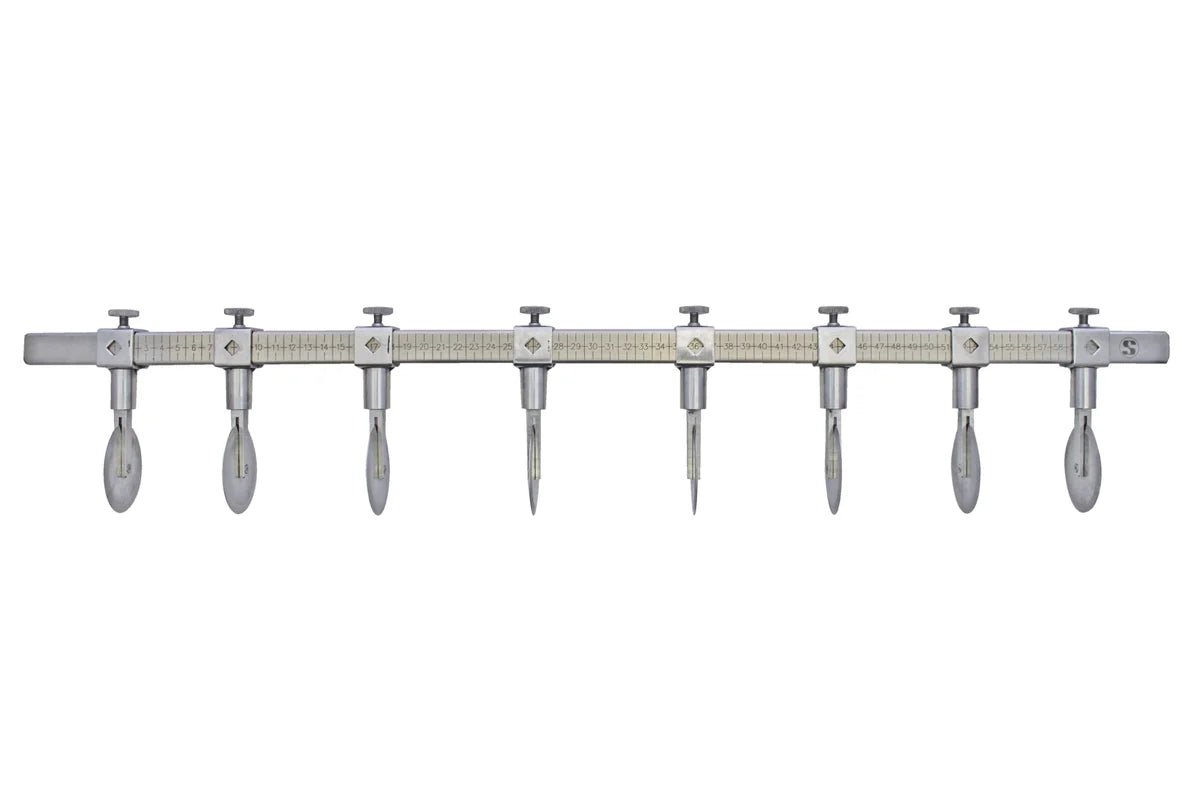 Coupe-pâte en inox Ruck-Zuck, 8 roulettes lisses