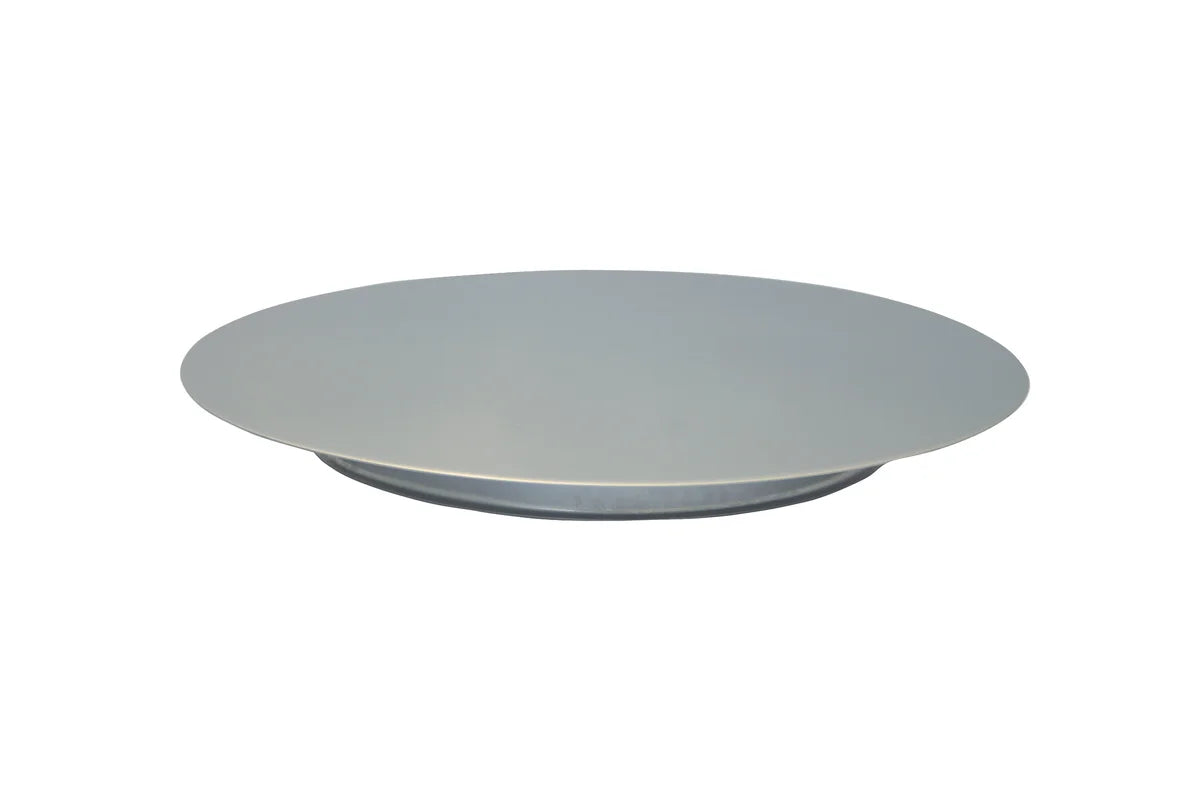 Schneider Edelstahl Tortenplatte rund mit Ringfuß Ø 330 mm