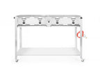 Hendi Gasgrill Grill-Master Quattro, 4 Brenner, fahrbar