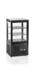 Tefcold Kühlvitrine Tischmodell UPD60-BLACK