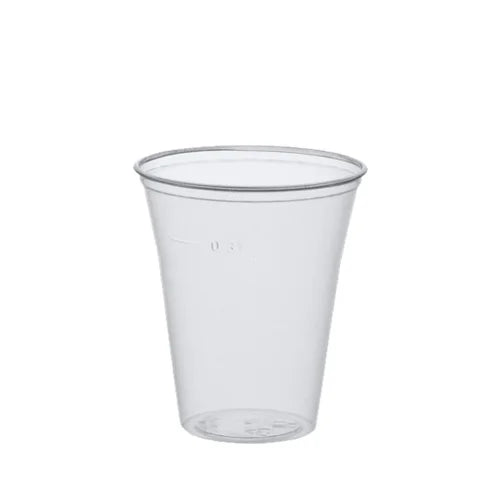 Papstar 75 Trinkbecher, PS 0,3 l Ø 9,5 cm x H: 11 cm klar mit Schaumrand