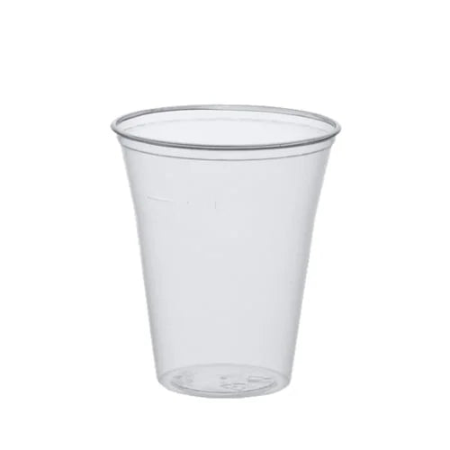 Papstar 75 Trinkbecher, PS 0,4 l Ø 9,5 cm x H: 12 cm klar mit Schaumrand