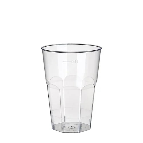 Paptstar 30 Gläser für Latte Macchiato, PS 0,3 l Ø 8 cm x H: 11 cm glasklar