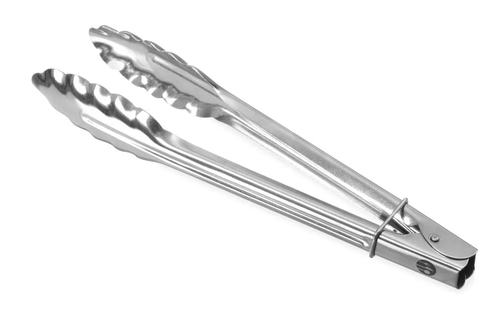 Pince à salade en acier inoxydable avec verrou de fermeture, 300 mm