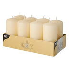 Papstar 8 bougies à tige Ø 50 mm x H : 100 mm crème - 8 pces