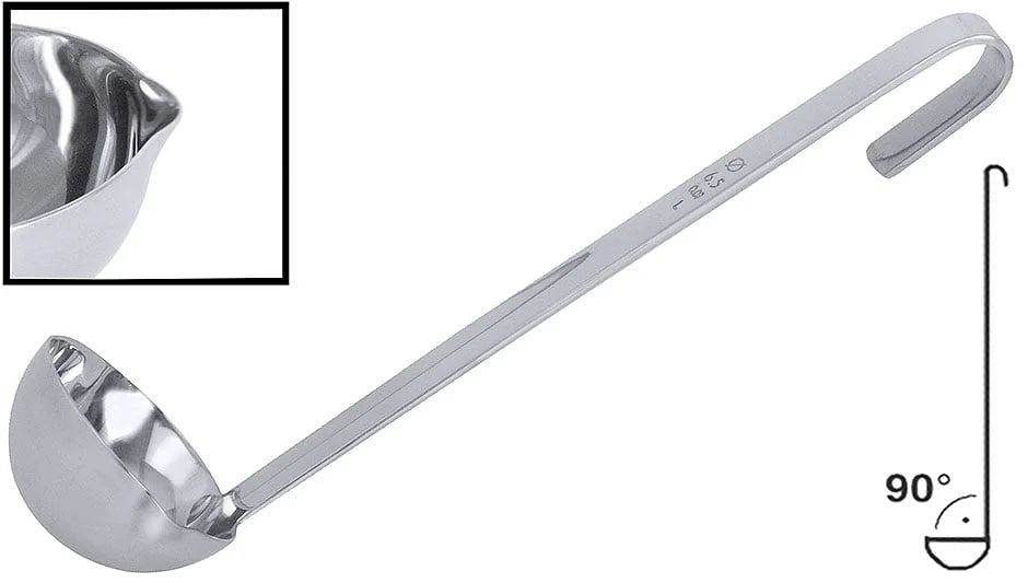 Cuillère à dressing, sans soudure, brillante - 0,03 litre