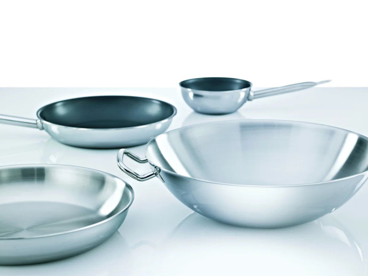 Wok-Pfanne Trigon, 3-Schicht-Material, mit Rundboden, 36cm, ca. 7,00 l Liter