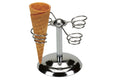 Schneider Porte-cornets à glace en inox 165 mm, 4 emplacements pour cornets