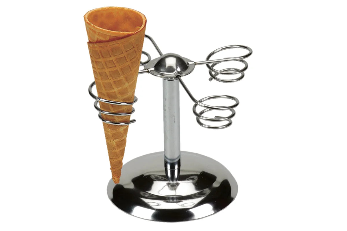 Schneider Porte-cornets à glace en inox 165 mm, 4 emplacements pour cornets