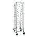 Tablettwagen für 12 Tabletts 45,5 x 35,5 cm, 53 x 42 x 181 cm