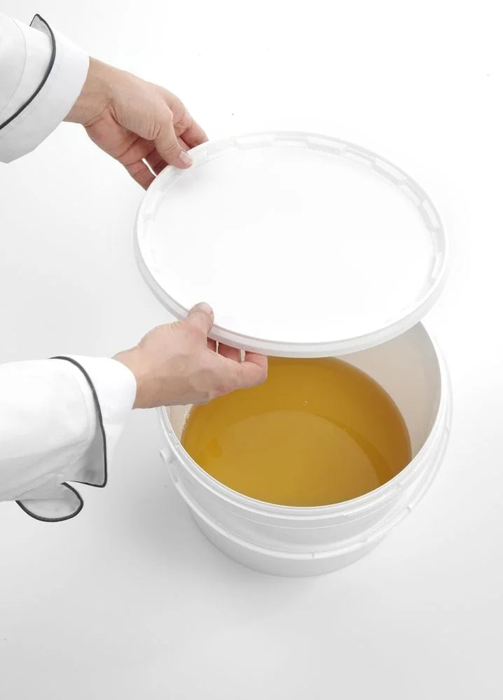 Seau en plastique avec couvercle, diamètre 220x(H)290mm 11,5 Litres