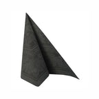 Papstar 50 serviettes ROYAL Collection pliage 1/4 40 cm x 40 cm noir Ornaments