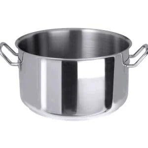Série 2000 Marmite à viande basse avec poignées en inox, diamètre de fond 21,5 cm