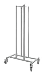 Chariot en inox Schneider pour châssis et cercles à gâteau 750 x 470 x 1503 mm
