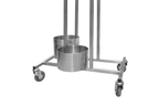 Chariot en inox Schneider pour châssis et cercles à gâteau 750 x 470 x 1503 mm