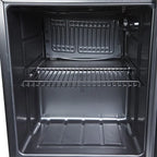 Armoire réfrigérée à boissons noire - 46 l - porte vitrée - froid statique