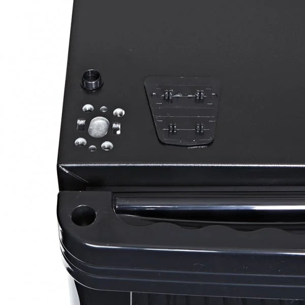 Armoire réfrigérée à boissons noire - 46 l - porte vitrée - froid statique