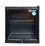 Armoire réfrigérée à boissons noire - 46 l - porte vitrée - froid statique