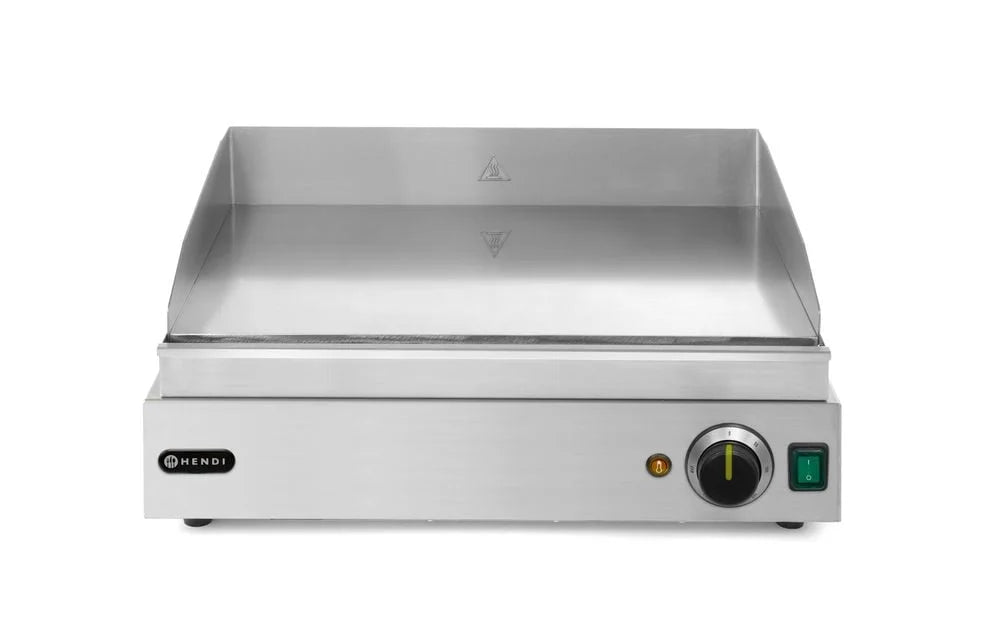 Grillplatte 230V, 50x43x26cm, Chromstahl