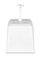 Distributeur de sauces à pompe Hendi, 2,5L, rouge, 230x210x(H)250mm