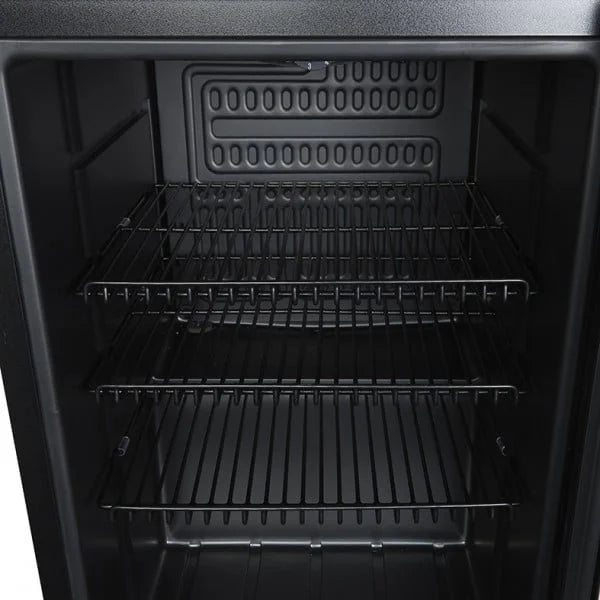 Armoire réfrigérée à boissons noire - 62 l - porte vitrée - froid statique 