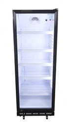 Armoire réfrigérée à boissons noire/blanche - 339 l - porte vitrée - froid par compression - ECO STAR 360