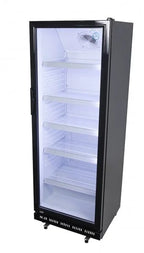Armoire réfrigérée à boissons noire/blanche - 339 l - porte vitrée - froid par compression - ECO STAR 360