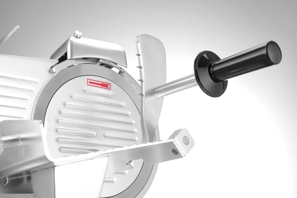 Aufschnittmaschine Profi 220 eingebaute Schleifvorrichtung