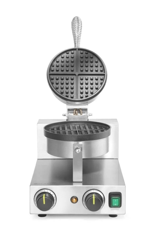 Hendi Waffeleisen rund, 230V/1000W, 250x491x(H)285mm