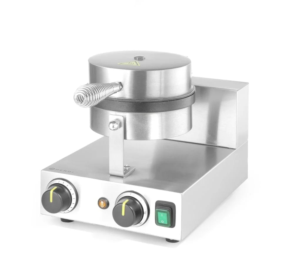 Hendi Waffeleisen rund, 230V/1000W, 250x491x(H)285mm