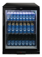Gastro-Cool Barkühlschrank 128 Liter schwarz, LED, unterbaufähig