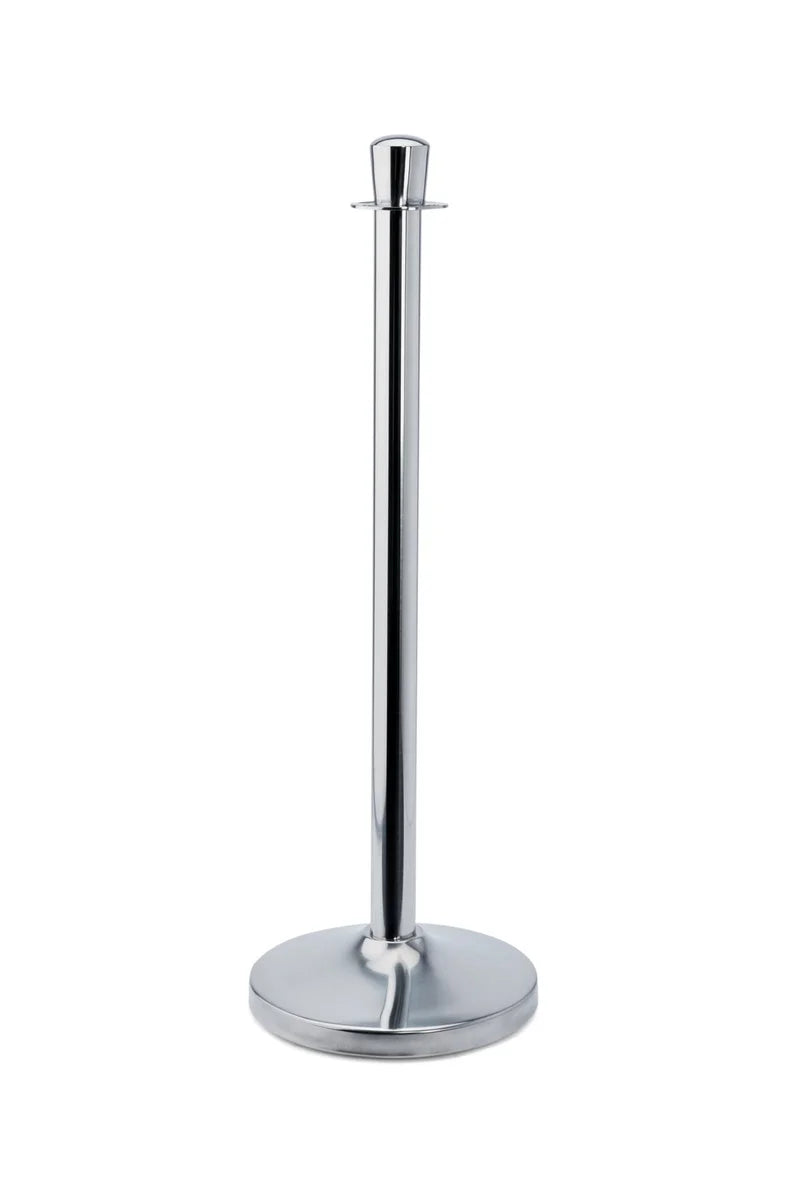 Poteau de démarcation avec cylindre en acier inoxydable