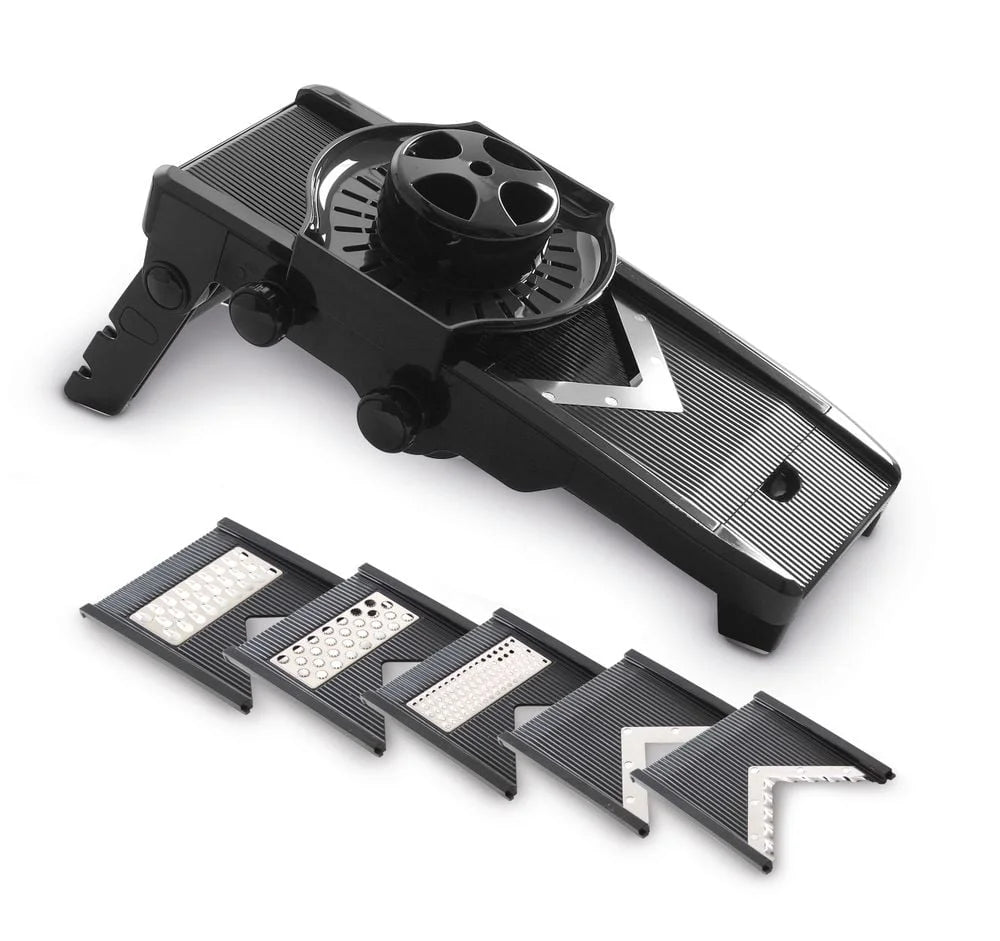 Mandoline en plastique rigide en V, 335x150x75mm Noire