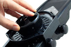 Mandoline en plastique rigide en V, 335x150x75mm Noire