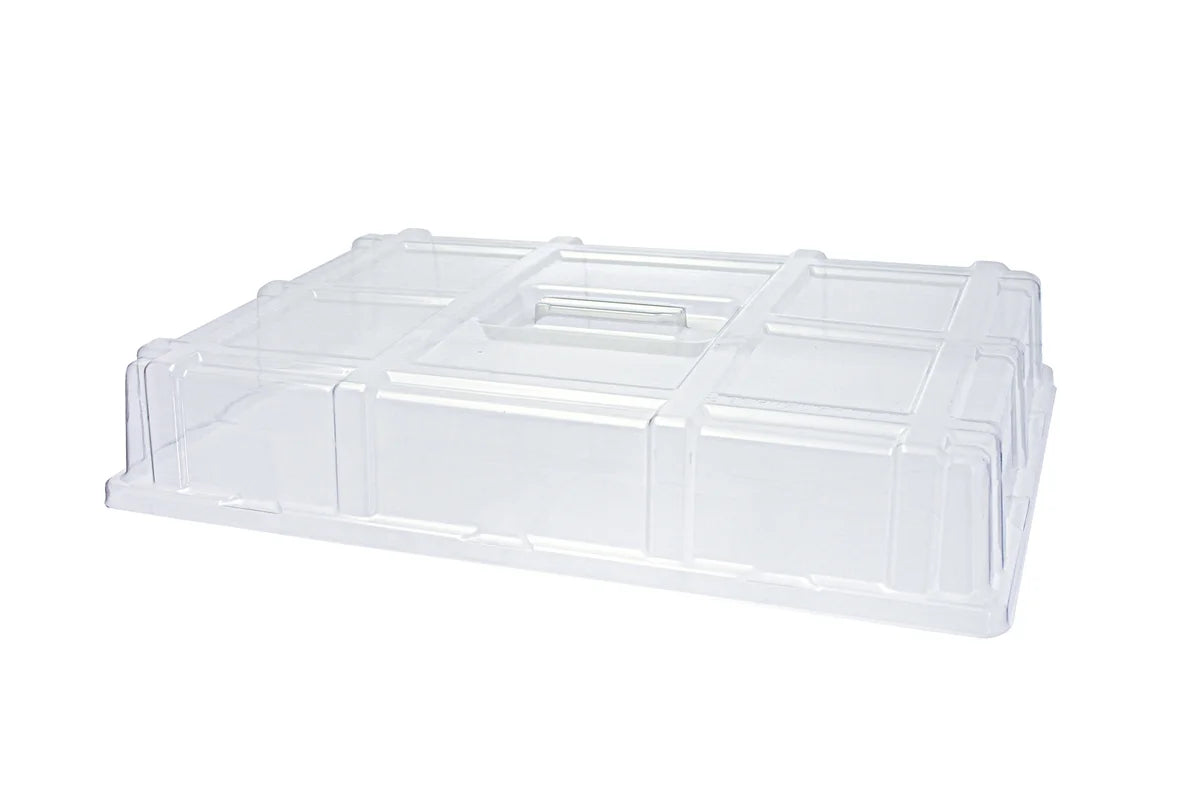 Schneider PET Abdeckhaube rechteckig 620 x 425 x 105 mm, transparent