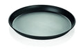 Plaque à pizza ronde en tôle bleu, Ø du haut 34cm, Ø du bas 33cm