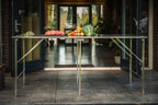 Feros Table de travail en acier inoxydable rabattable
