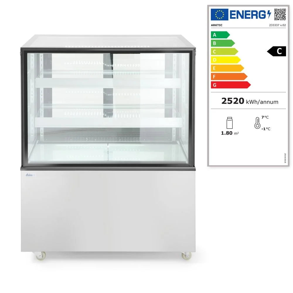 Kühlvitrine mit 2 Regalen 300 l