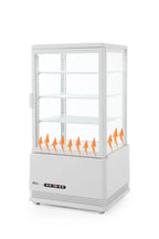 Aufsatz Vitrine schwarz 78 l Anti-Beschlag Höhe 966 mm