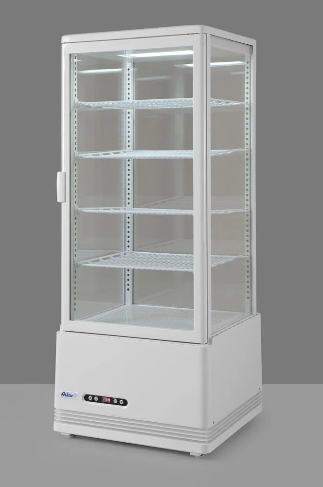 Aufsatz Vitrine weiß 98l Anti-Beschlag Höhe 1116mm